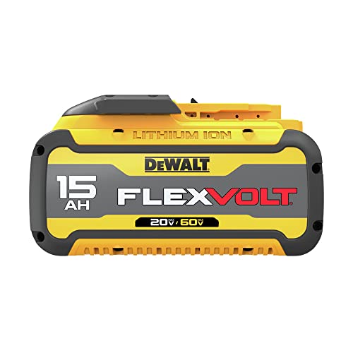 DEWALT DCB615 FLEXVOLT® 20V/60V Max* 15.0Ah Battery, color Multi, Battery Cell Composition Lithium Ion, Compatible with 20V MAX*, 60V MAX* and 120V MAX* tools and all 20V MAX* chargers