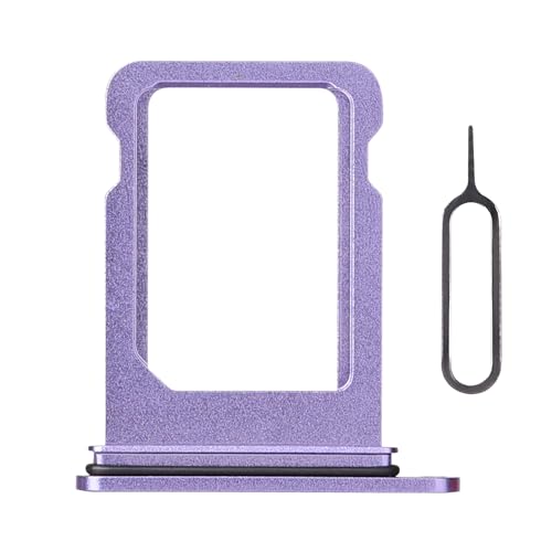 Risidamoy Single SIM Card Tray Purple US Version for iPhone 12 Mini Replacement Sim Card Tray Holder Adapter with SIM Ejector Mobile Phone Repair Replace for iPhone 12mini A2176 A2398 A2399 A2400