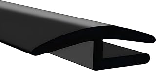 Windshield Cowl Seal Strip, 1.7M/5.6Ft H-Shape Car Front and Rear Weatherstrip, Self-Adhesive Windshield Rubber Seal Strip, Window Sunroof Molding Trim Strips for Most Cars Trucks SUVs