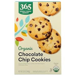 365 by Whole Foods Market, Organic Chocolate Chip Cookies, 12 Ounce