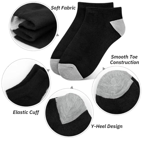 25 pairs of low cut socks in multiple colors, soft and breathable, suitable for daily sports in spring and autumn3