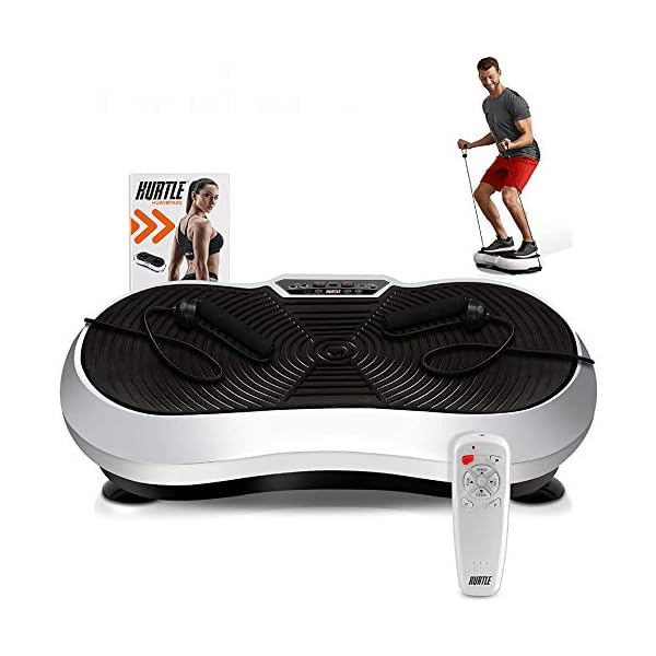 Hurtle-Fitness-Vibration-Platform-Workout-Machine-Exercise-Equipment-For-Home-Vibration-Plate-Balance-Your-Weight-Workout-Equipment-Includes-Remote-Control-Balance-Straps-Included-HURVBTR30 Hurtle Fitness Vibration Platform Workout Machine | Exercise Equipment For Home | Vibration Plate | Balance Your Weight Workout Equipment Includes, Remote Control & Balance Straps Included (HURVBTR30)