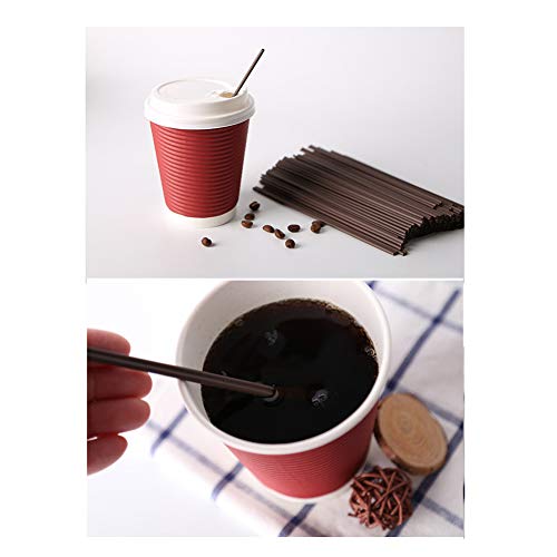 Lasenersm 100 Pieces Two Holes Coffee Stirrer Straw 2-In-1 Disposable Plastic Coffee Stir Sticks Coffee Stirrer Straw For Coffee Bars Office Restaurants Home Indoor Outdoor thumb #2