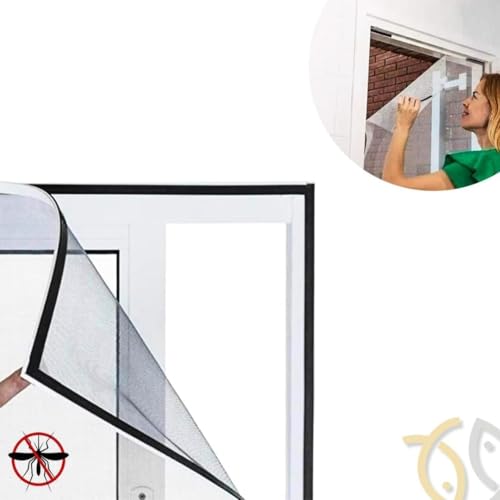 Tela Mosquiteiro Magnética Para Janela Removível Anti-Insetos (1,50m x 1,80m) - Instalação Rápida.