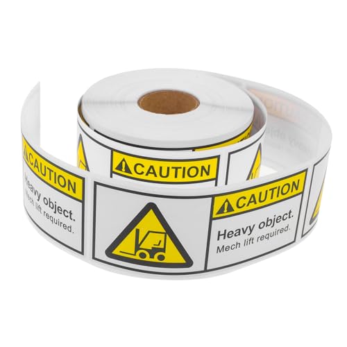 NAMOARLY Large Capacity Overweight Stickers 350/roll Moving Labels Caution Heavy Sticker for Shipping