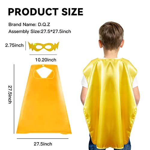 Image of D.Q.Z Superhero-Capes for Kids 20 Sets Children-Superhero Capes and Masks for Super Hero Toys Birthday Party Dress Up Costume