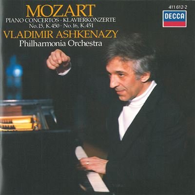 Mozart: Piano Concertos 15 & 1 [Audio CD] Ashkenazy, Vladimir;
