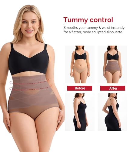 Image of Nebility Womens' Tummy Control High Waist Trainer Body Shaper
