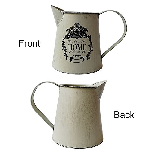 Shdao Small French Style Country Primitive Jug Vase Watering Can Metal Jugs Pitcher For Office Home Bar Cafe Decoration #TOP2