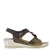 Riposella 40923 - Sandalias de mujer de piel con cabeza de moro,...