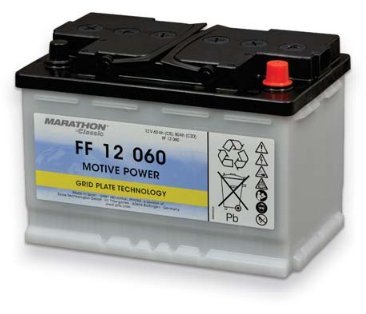 Preisvergleich Produktbild Exide Classic FF 12 060 Antriebsbatterie 12 Volt 60 Ah (5h) drivemobil Traktionsbatterie