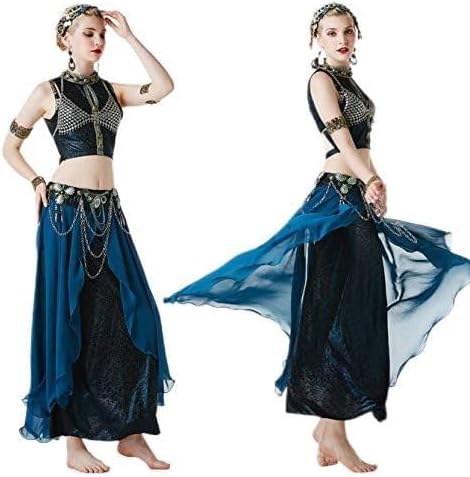 Amazon.co.jp: ATS ベリーダンス 上下セット 演出用 ダンス衣装
