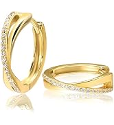 [L'a Poume] ピアス フープピアス 【女性誌Ray掲載】リングピアス レディース 最高級 キュービックジルコニア 金属アレルギー対応 シルバー925