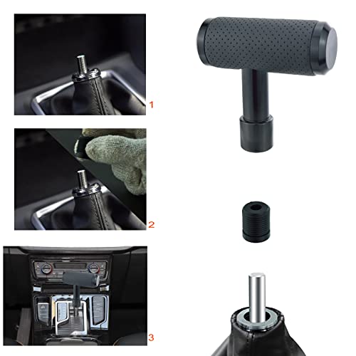 Lunsom Shifter Knob, Gear Shifting Lever Stick Shift Handle Head Type T Gear Shift Knob Fit For Manual Transmission Vehicle #TOP1
