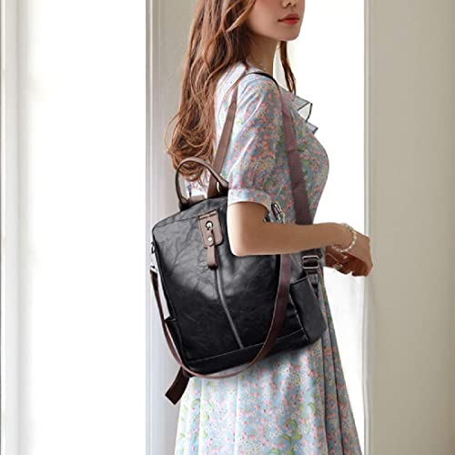 Image of Women High Qulity Multipurpose Backpack Handbag Purse, Travel Backpack Shoulder Bag for Ladies,Girls,Unisex