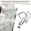 Spray Valve with 44inch Flexible Hose & Pre Rinse Spring Replacement ...