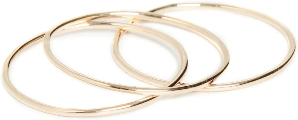 Women's 14k Paper Thin Rings, Gold, 6