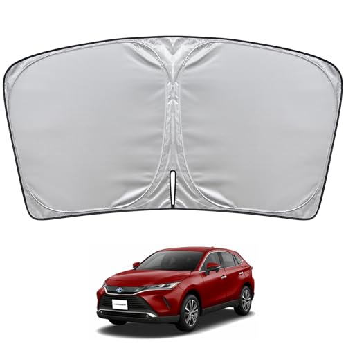 ハリアー 80系 サンシェード 車 フロント ハリアーサンシェード フロントガラス用 ハリアー80系サンシェード 日除け シェード 断熱 遮光 UVカット MXUA80 AXUH80 AXUP80(2020年6月?現行)車種専用設計 取付簡単 収納袋付