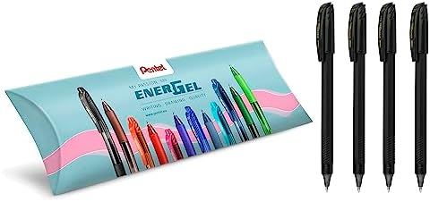 PENTEL - Roller Energel Metal Slim Punta 0.7mm Fusto Nero - BL447A-A - 810035300002 - 12