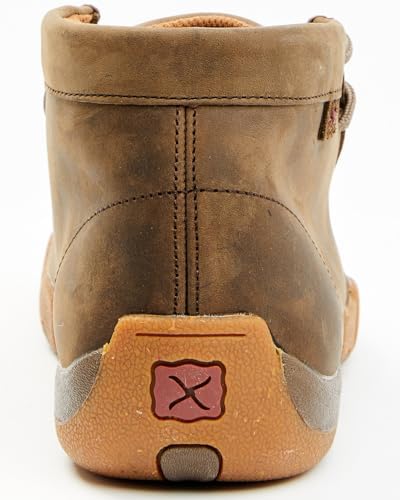 Twisted X Men's Chukka Driving Casual Shoes Moc Toe Dark Brown 14 D(M) US | Image 4
