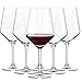 Glasmark KROSNO 1992 Rotweingläser - Transparent - Spülmaschinengeeignet - 6er Set - 580 ml