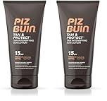 Piz Buin Tan and Protect Tan Intensifying Lotion SPF 15, 150 ml (Pack of 2)