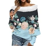 chandails de Saint-Valentin sexy pour femmes vêtements de vacances pour femmes pull de vacances grande taille Hautss de Saint-Valentin pour femmes tenues décontractées de fête de Saint-Valentin pour femmes tenues de vacances pour femmes 2024 habillées suéteres navideños pull de vacances grande taille tenues de vacances pour femmes 2024 habillées tenues de fête de Saint-Valentin pour femmes pull blanc à l'épaule vêtements de Saint-Valentin