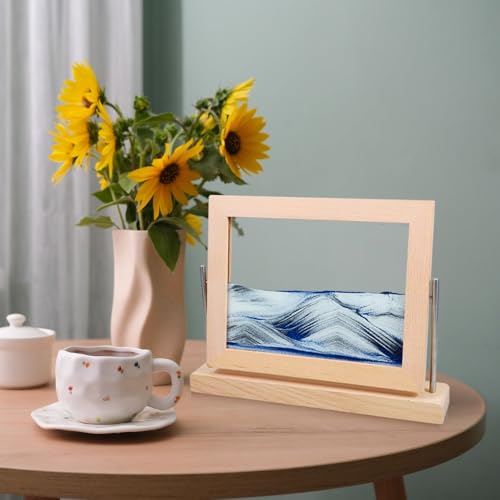 Vindar Dynamic Sand Art Picture, Moving Sand Art Picture, Desktop Motion Sandscape for Home/Office Decor, Relaxing & Stress Relief Gift by Vindar - Used condition - Image 6