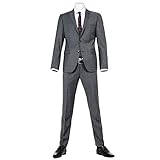 benvenuto anzug romeo Retro-Design, uni Benvenuto Purple - Slim Fit - Herren Baukasten Sakko für Jungen Trend-Anzug mit sehr schlankem Schnitt in Anthrazit, Adon (20776, Modell: 61350)