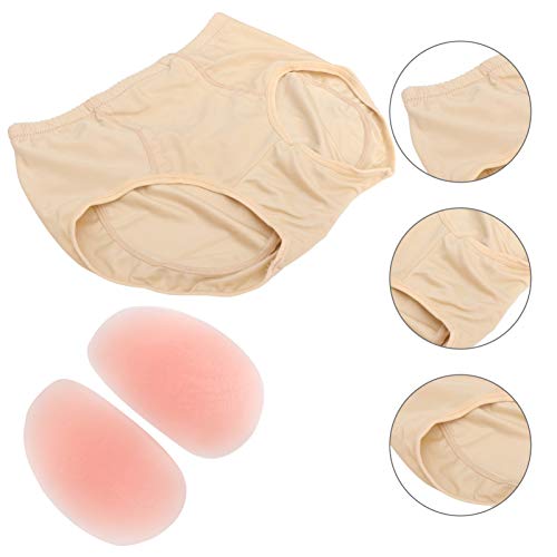 DOITOOL 1 par de almofadas de silicone para bumbum para mulheres tamanho G