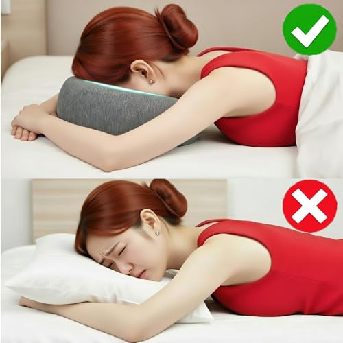Face Down Pillow – Massage Headrest for Bed, BBL Pillow After Surgery Post Eye Surgery Recovery, Relieves Neck Pain, Comfortable Massage Headrest, Stomach Sleeping Pillow, Donut Pillow - Image 6