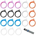 18 Pcs Vape Lanyard Rings,Vape Lanyard Rubber Pen Holder,Adjustable Vape Lanyard Neck Holder Rings