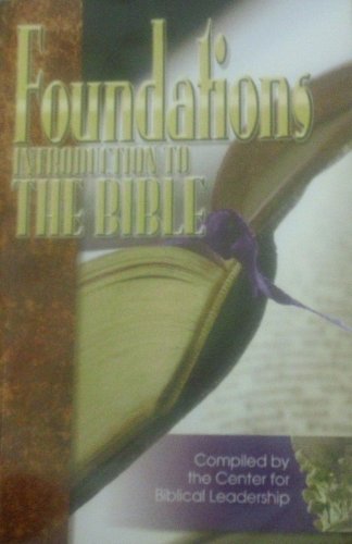 Foundations: Intro to the Bible-Used 188950551X Book Cover