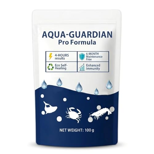 Aqua Guardian Pro Formula for Pond Long-Lasting Clean Water Easy to Use Fish Pets & Plants Safe (1 Pack 100 g/Pack)