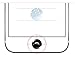 Sakula Home Button Sticker Fingerprint ID Recognition Cute Touch ID Button for iPhon 8 Plus 7 6S Plus 6 5S SE iPad mini iPad Air