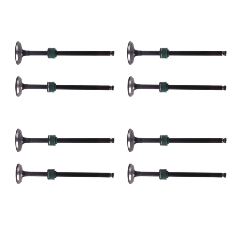 Intake and Exhaust Valve Stem Kit Fit for Yamaha FZ400 1997 FZR400 1WG 1986-1987 4.5mm Cylinder 16 Motorcycle Engine Parts(4X Intake 4X Exhaust)
