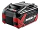 metabo Basis-Set - 2 x LiHDX 8.0 Ah Akkus, Schnellladegerät ASC 290, metaBOX 145 - Leistungsstark, langlebig, 18 V Akku-Technologie - ideal für Profis