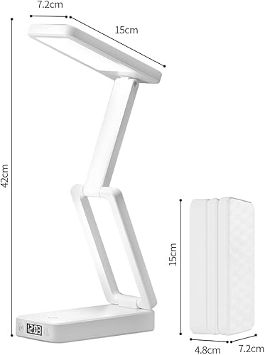 Miniatura 8 de Lámpara de escritorio LED con 3 modos de color Luz de estudio de atenuación continua para oficina en casa, luz de escritorio pequeña y lámpara de