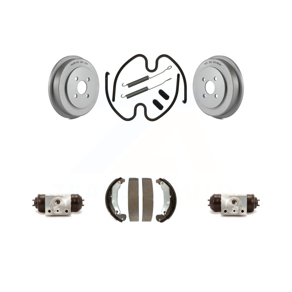 Rear Coated Brake Drum Shoes Spring And Cylinders Kit For Chevrolet Cobalt Saturn Ion Pontiac G5 Pursuit KGN-100094