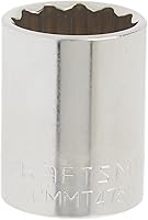 Vista 14 de CRAFTSMAN - Llave poco profunda, SAE, accionamiento de 1/2 pulgada, 1 pulgada, 12 puntas (CMMT47514)