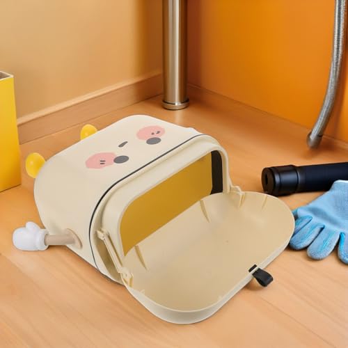Caneca de Basura de Pared con Tapa 9 L Plástico Impermeable miniatura 7