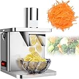 Cortador eléctrico de verduras, grosor ajustable para cortes perfectos, cortador multiusos de frutas y verduras