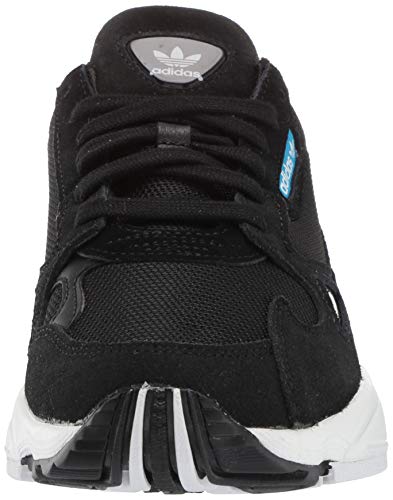 Adidas Originals Women's Falcon Athletic Shoe, Black/Black/Shock Pink, 7 M US