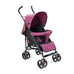 Kidmeister Liegebuggy S9 Buggy Jogger Kinderwagen Sportwagen Kindersportwagen Liegeposition mit mehrfach verstellbarer Rückenlehne (Lila)