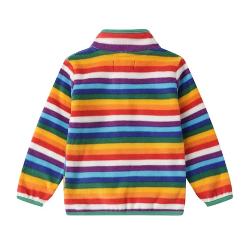 Image of LittleSpring Girls Boys Fleece Jacket Zip Up Lightweight Printing