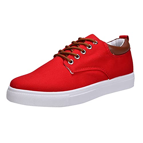 Herren-Sneaker aus Segeltuch mit elastischen Seitenteilen, lässige Loafers, leichte, atmungsaktive Sneaker, weiches Futter, vulkanisierte weiße Sohle, klassische runde Zehenpartie, bequeme Passform