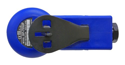 Sp Air Mini Pneumatic Straight Chamfer Cut Portable Handheld Beveling Tool For 45-Degree Arc Burr Trimming, Inner Hole And Metal Edge Deburring| Blue, (Sp-7252F-V2) #TOP5