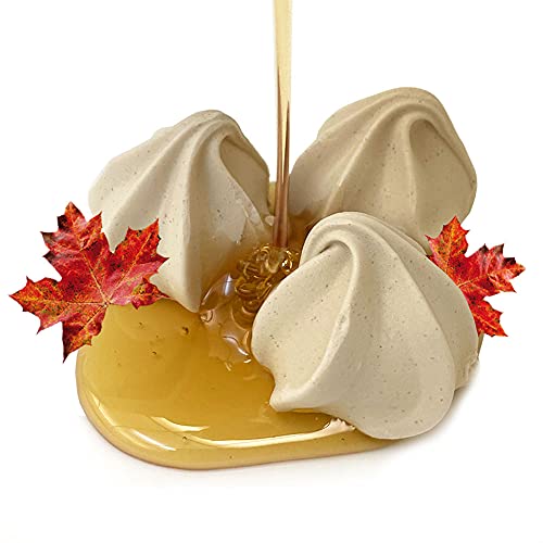 Krunchy Melts - Original Meringue Cookies - Maple Flavor - Meringues - Fat Free - Gluten Free - Nut Free - 90 Calories Per Serving - Low Calorie Snack - Sweet Treats - 4 Oz #TOP6
