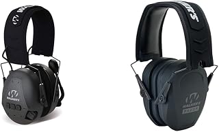Walker's Bluetooth Passive Muff 25dB NRR Hunting Shooting Earmuff w/Boom Mic Razor Slim Passive 27dB NRR Earmuff - Walkers Game Ear