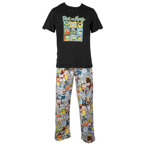 Rick and Morty All The Ricks Sleep T-Shirt and Pant Set